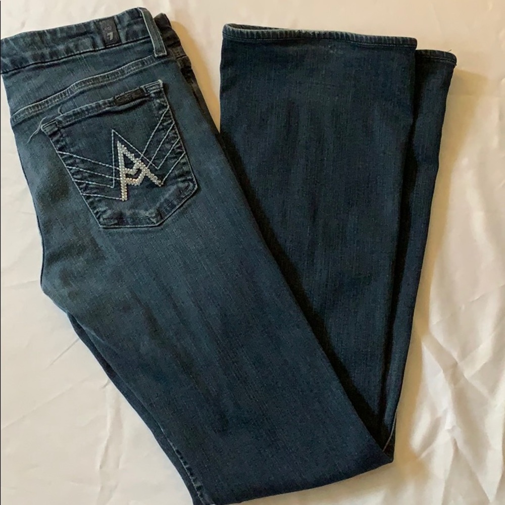 Swarovski Crystal A Pocket 7 FAM Jeans
